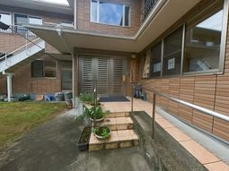 段差がある玄関