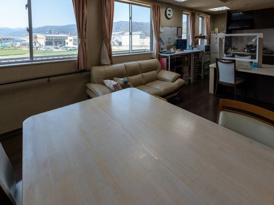 日当たりのいい共有スペース