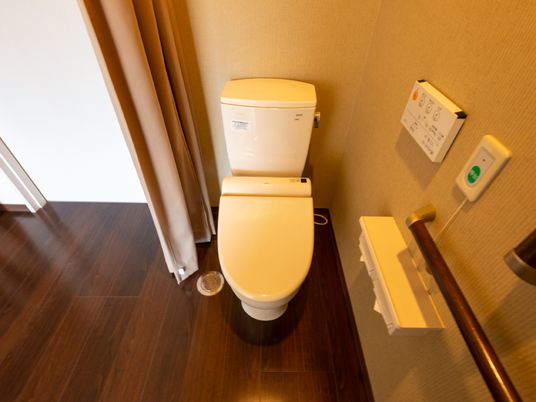 清潔なトイレ設備