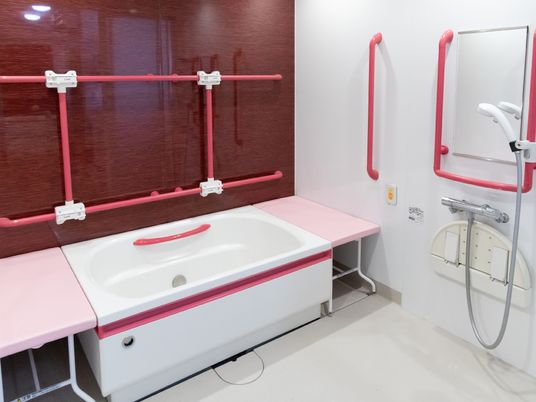 バリアフリーの洗面台