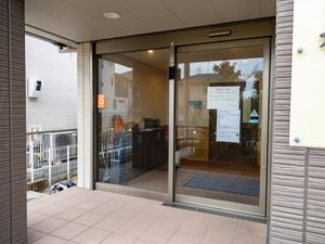 広いエントランス