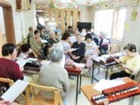 活動中の多目的室