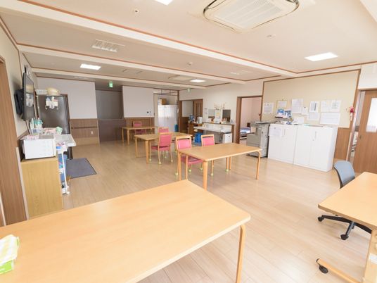 広々とした共有スペース