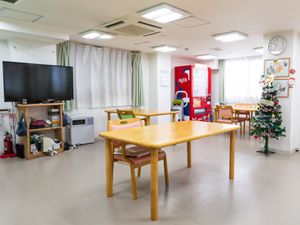 明るい共用スペース