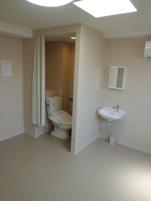 清潔なトイレ設備
