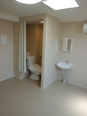 清潔なトイレ設備