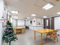 明るい空間の共用スペース