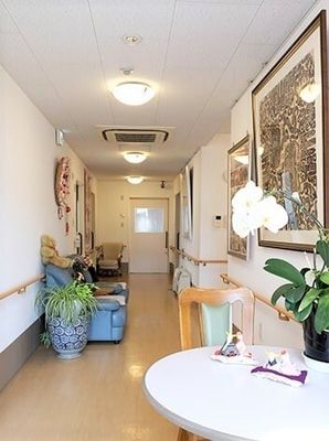 廊下の明るい空間