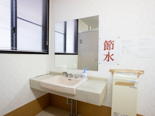 清潔感のある洗面台