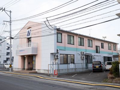 平らなアプローチのある外観