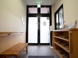 エントランスの手洗い場所