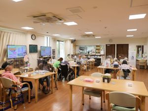 利用者が集う共有スペース