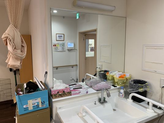 整理整頓された洗面台