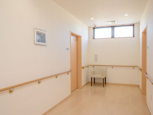 落ち着いた雰囲気の休憩室