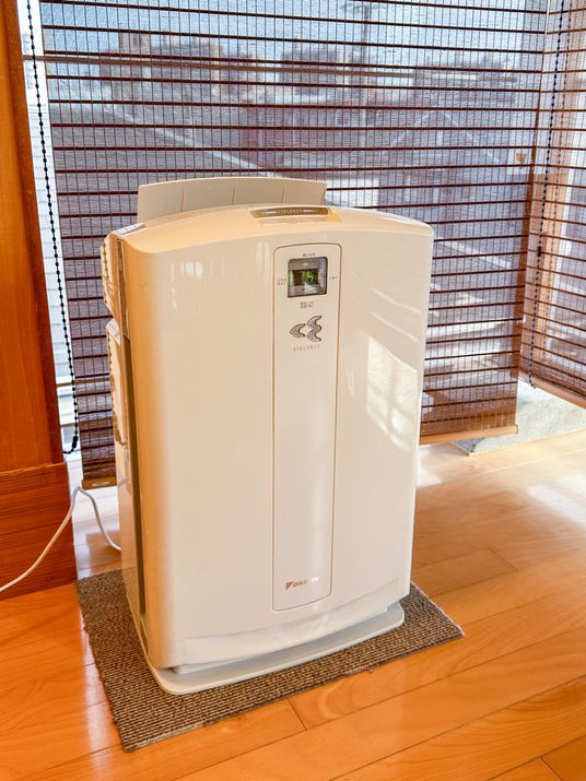 和室の空気清浄機設備