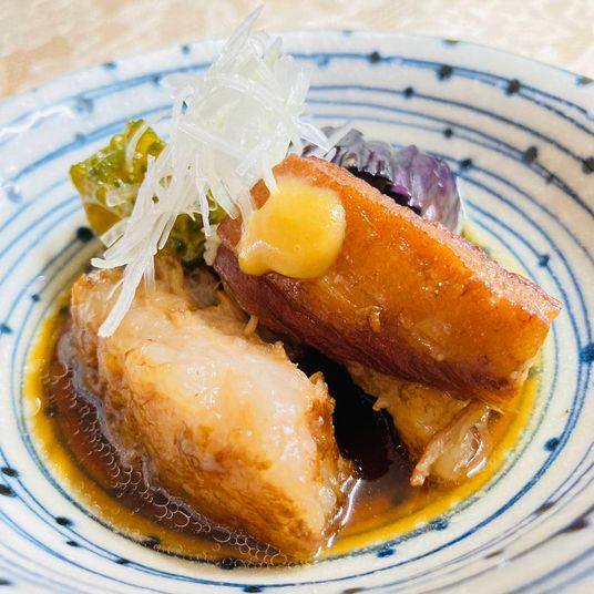 献立の豚の角煮