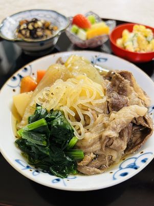 彩り豊かな健康的な食事