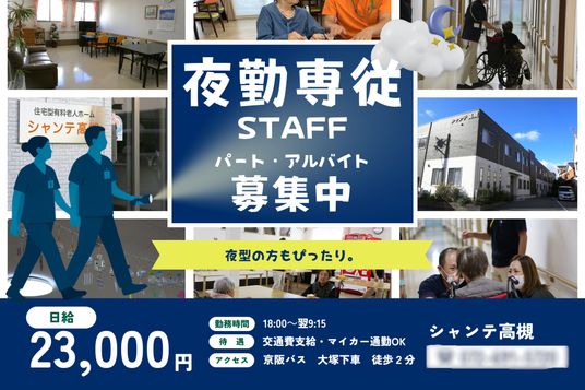 スタッフ募集看板