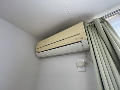 エアコンの設備が整った空間