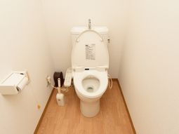 清潔なトイレの設備