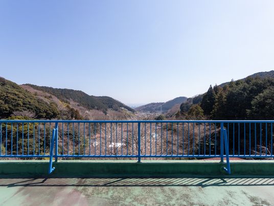 開放的な景色のテラス