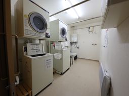 清潔な洗濯スペース