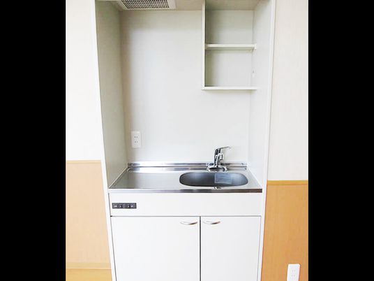 シンプルな洗面台