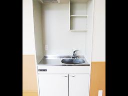 清潔な簡易キッチン