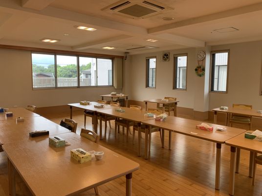 広々とした食堂