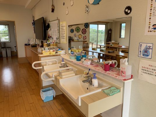 清潔で整った洗面台