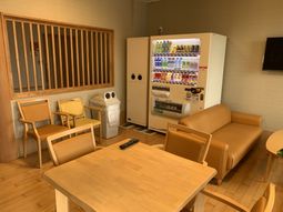 自動販売機のある休憩室