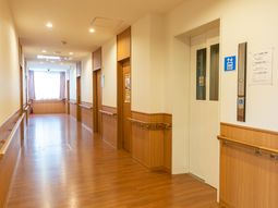 清潔感のある明るい廊下