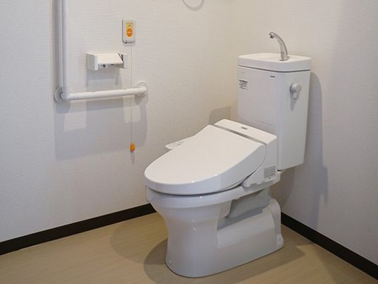 清潔な設備のトイレ