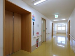 明るく清潔な廊下