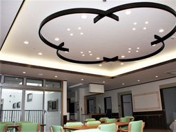 明るい共有スペース