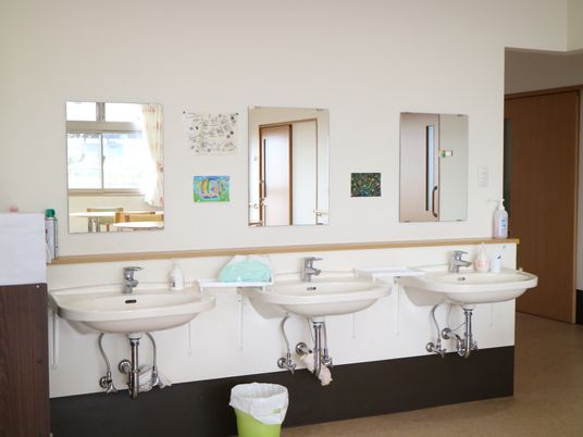 手洗い場所の全景