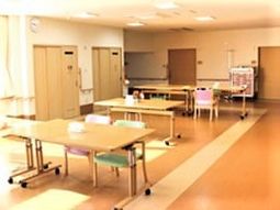 明るい機能訓練室