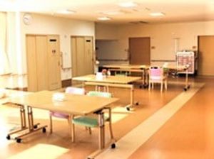 明るい機能訓練室