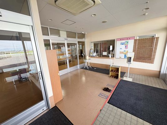 受付のあるエントランス