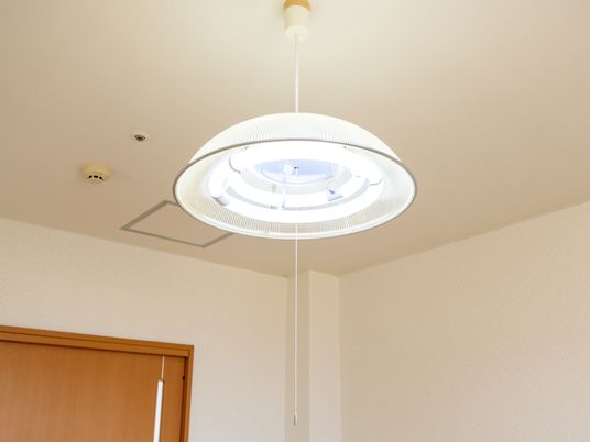 シーリングライトのある部屋