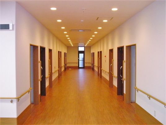 清潔な廊下の様子