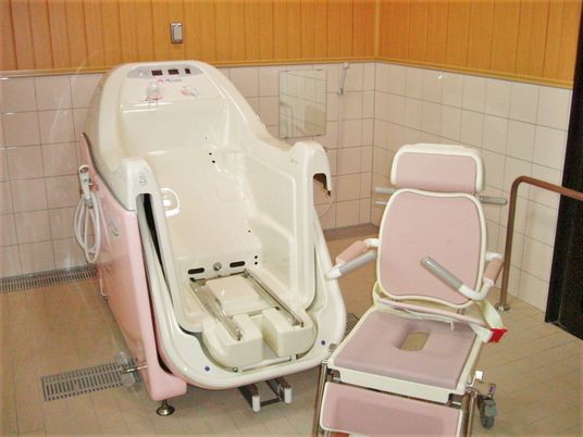 機能的な浴室設備