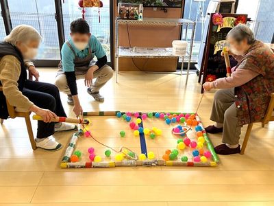温かみのある廊下