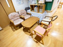 落ち着いた休憩室
