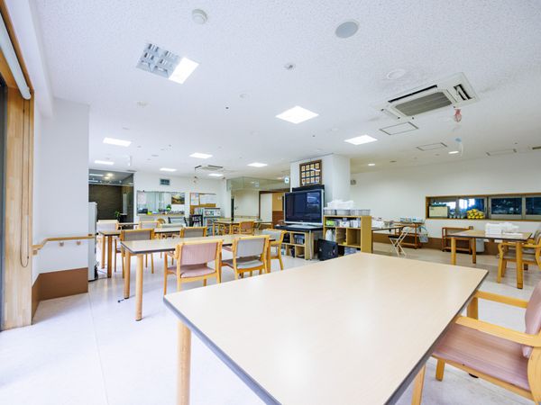 広々とした食堂