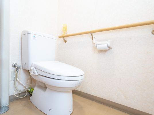 手すり付きトイレ空間