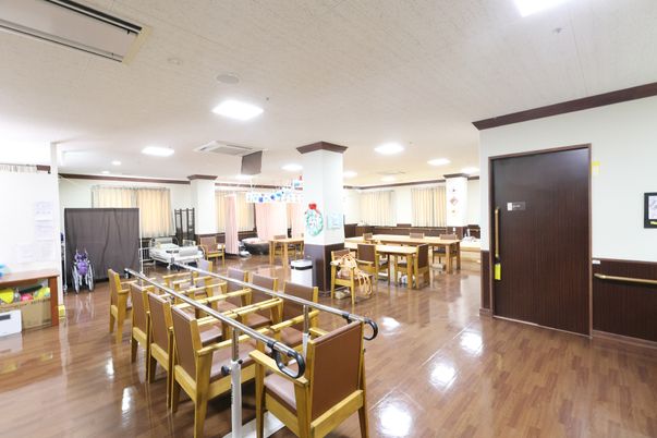 広々とした食堂