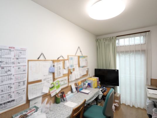 スタッフルームの内観