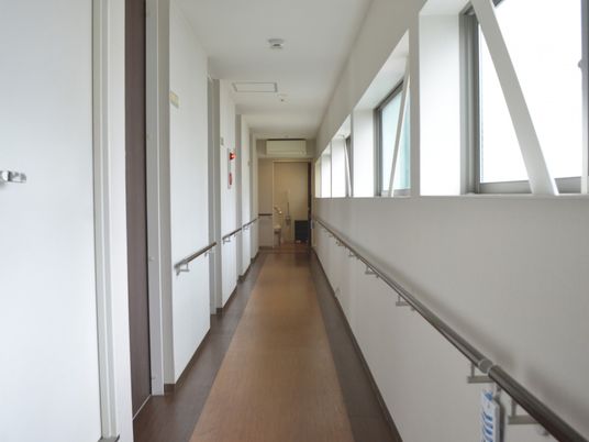 明るい廊下