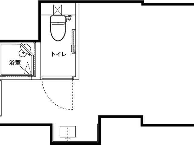 室内平面図 居室 住宅のレイアウトが一目でわかります。ベランダ付きの広々とした空間が特徴です。
